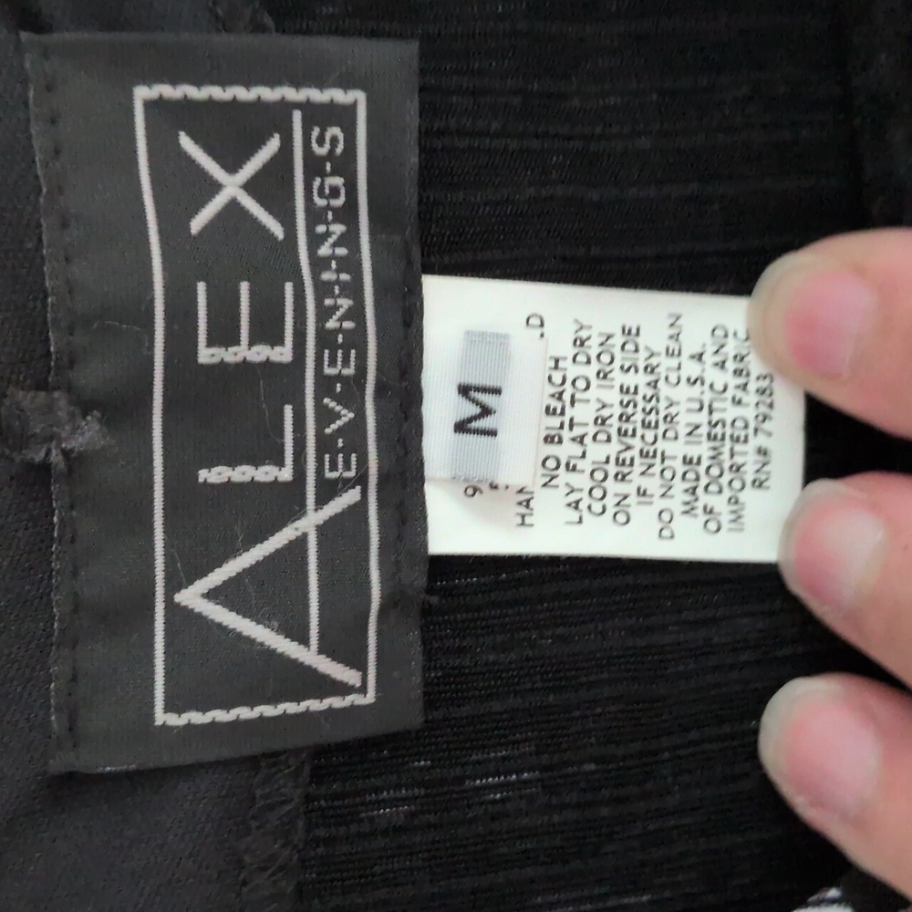 Vintage Alex Evenings Open Sparkly Cardigan Jacket M - Picture 2 of 4